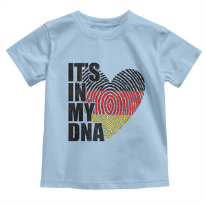 German Pride Toddler T Shirt It Is In My DNA Patriotic Germany Flag TS11 Light Blue Print Your Wear