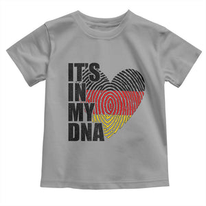 German Pride Toddler T Shirt It Is In My DNA Patriotic Germany Flag TS11 Sport Gray Print Your Wear