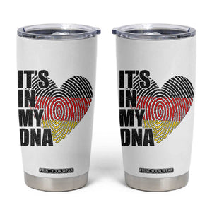 German Pride Tumbler Cup It Is In My DNA Patriotic Germany Flag TS11 White Print Your Wear
