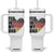 German Pride Tumbler With Handle It Is In My DNA Patriotic Germany Flag TS11 One Size: 40 oz White Print Your Wear