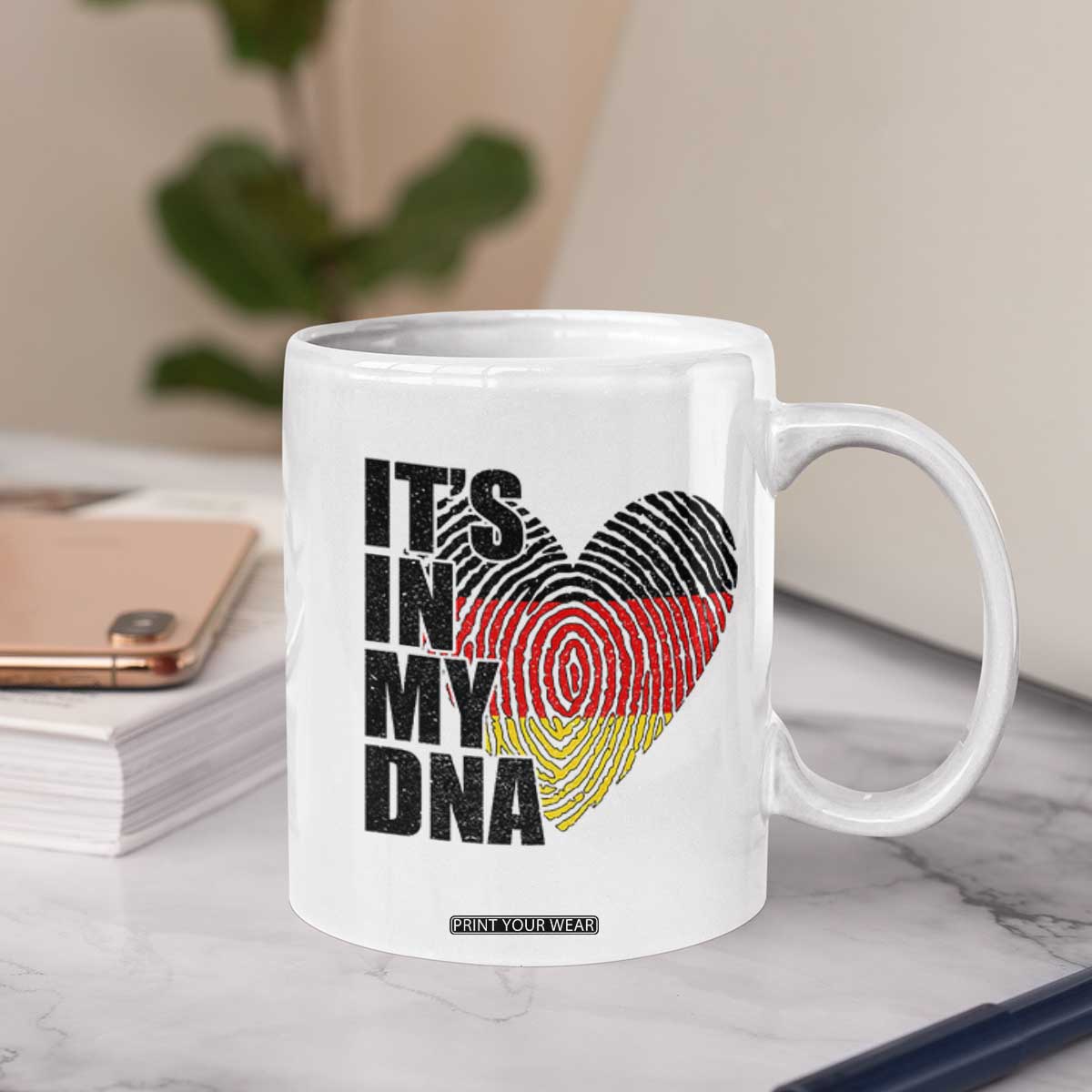 German Pride Coffee Mug It Is In My DNA Patriotic Germany Flag TS11 Print Your Wear