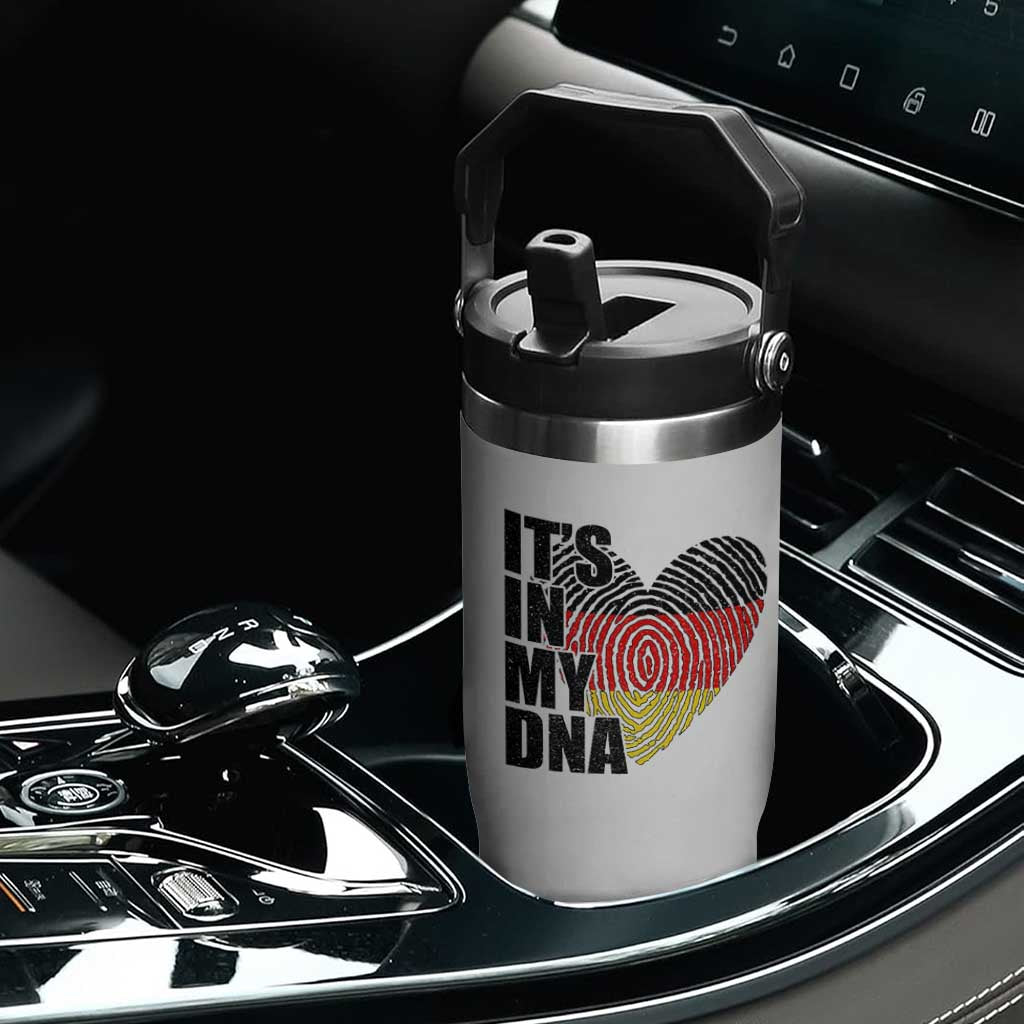 German Pride Flip Straw Tumbler It Is In My DNA Patriotic Germany Flag TS11 Print Your Wear