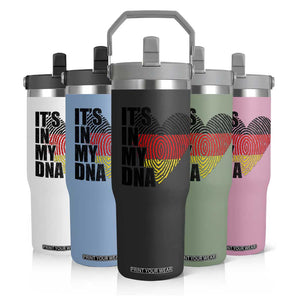 German Pride Flip Straw Tumbler It Is In My DNA Patriotic Germany Flag TS11 Print Your Wear