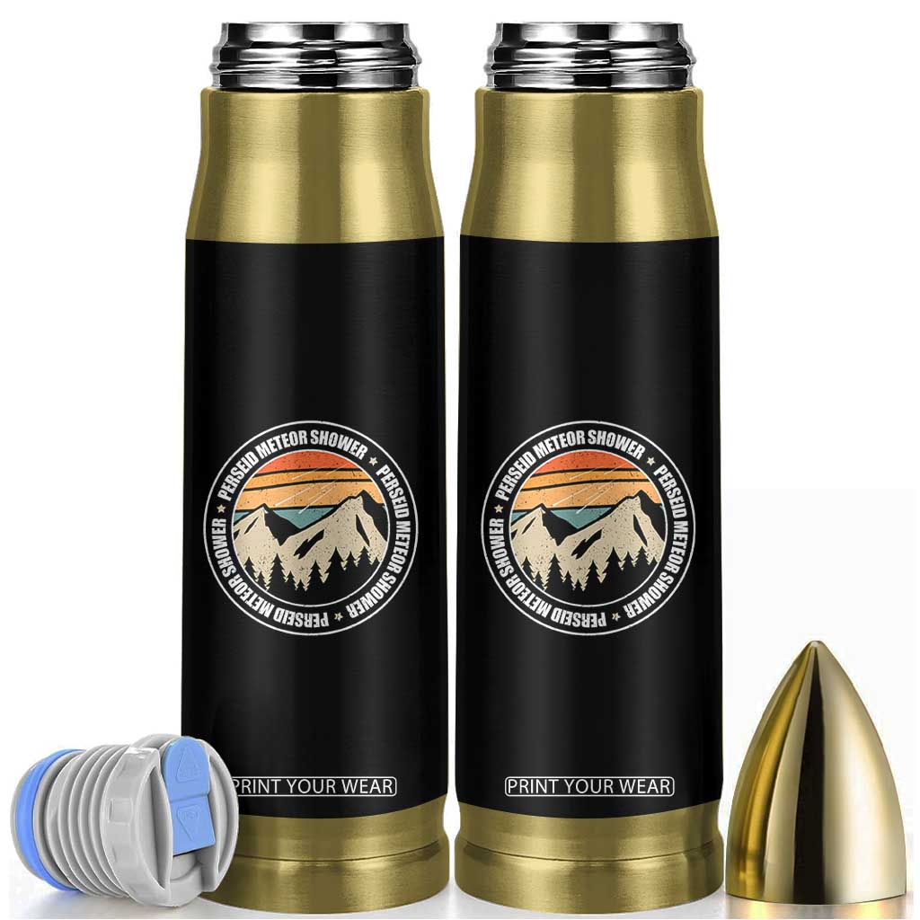 Perseid Meteor Shower Bullet Tumbler Shooting Stars Astronomy Vintage Retro Mountain TS11 Black Print Your Wear