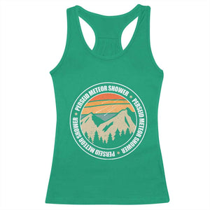 Perseid Meteor Shower Racerback Tank Top Shooting Stars Astronomy Vintage Retro Mountain TS11 Irish Green Print Your Wear