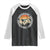 Perseid Meteor Shower Raglan Shirt Shooting Stars Astronomy Vintage Retro Mountain TS11 Black White Print Your Wear