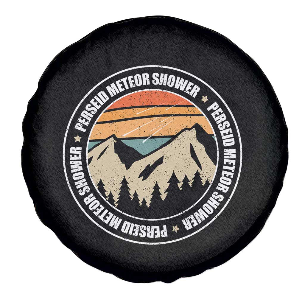 Perseid Meteor Shower Spare Tire Cover Shooting Stars Astronomy Vintage Retro Mountain TS11 Print Your Wear