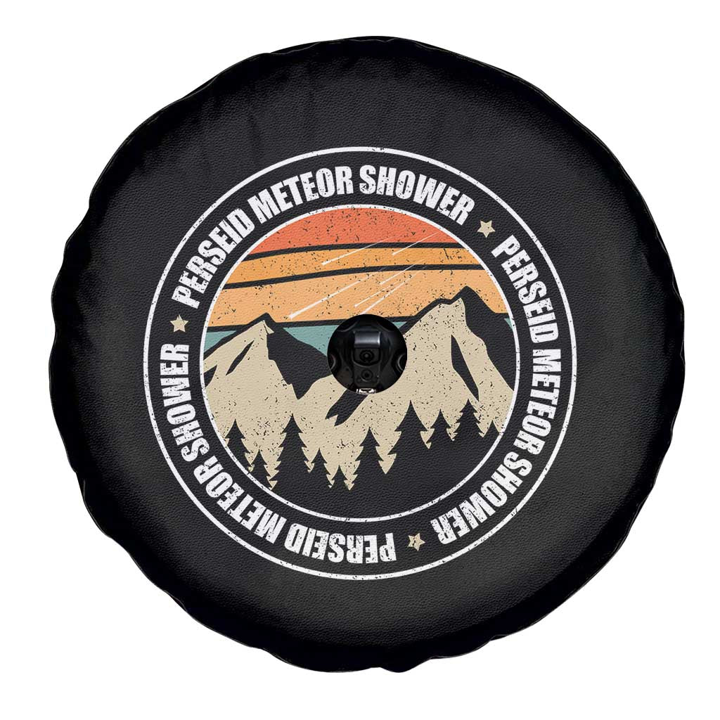 Perseid Meteor Shower Spare Tire Cover Shooting Stars Astronomy Vintage Retro Mountain TS11 Print Your Wear