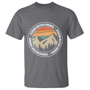 Perseid Meteor Shower T Shirt Shooting Stars Astronomy Vintage Retro Mountain TS11 Charcoal Print Your Wear