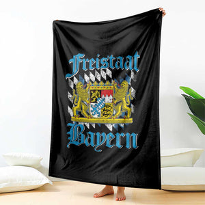 Freustaat Bayern Throw Blanket Bavaria German Munich Oktoberfest TS11 Print Your Wear