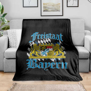 Freistaat Bayern Throw Blanket Bavaria German Munich Oktoberfest TS11 Print Your Wear