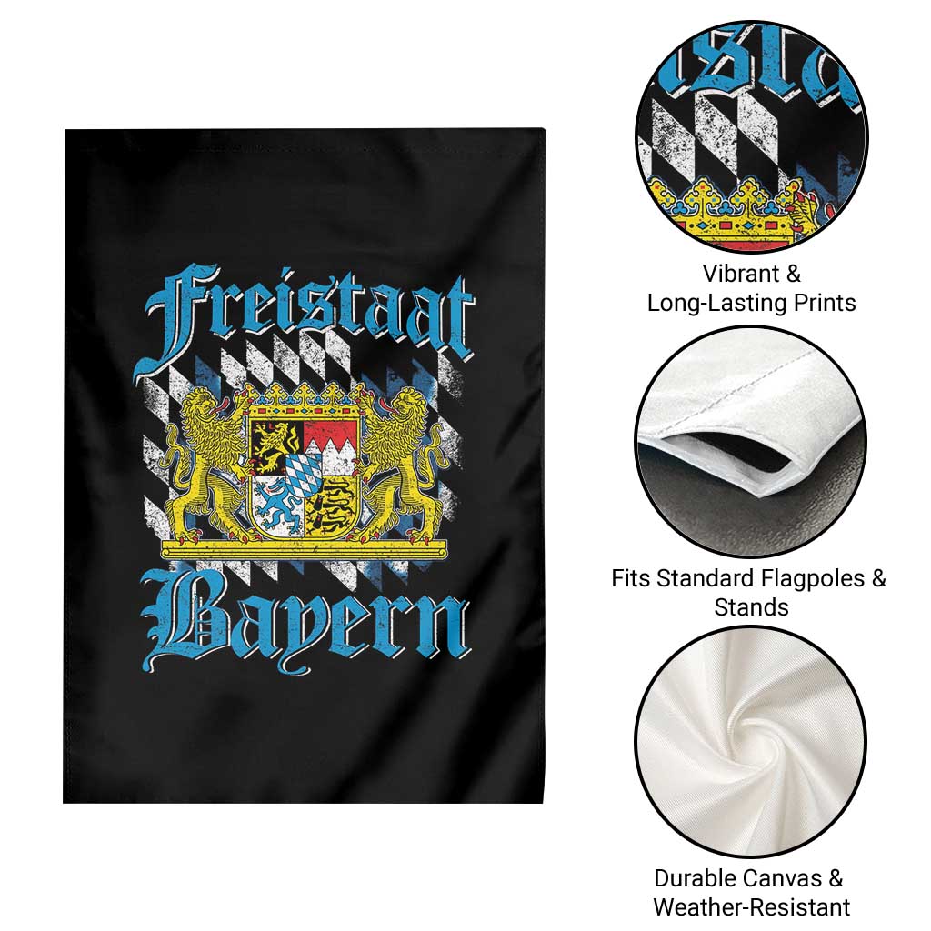 Freistaat Bayern Garden Flag Bavaria German Munich Oktoberfest TS11 Print Your Wear