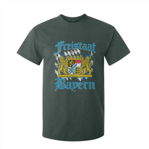 Freustaat Bayern T Shirt For Kid Bavaria German Munich Oktoberfest TS11 Dark Forest Green Print Your Wear