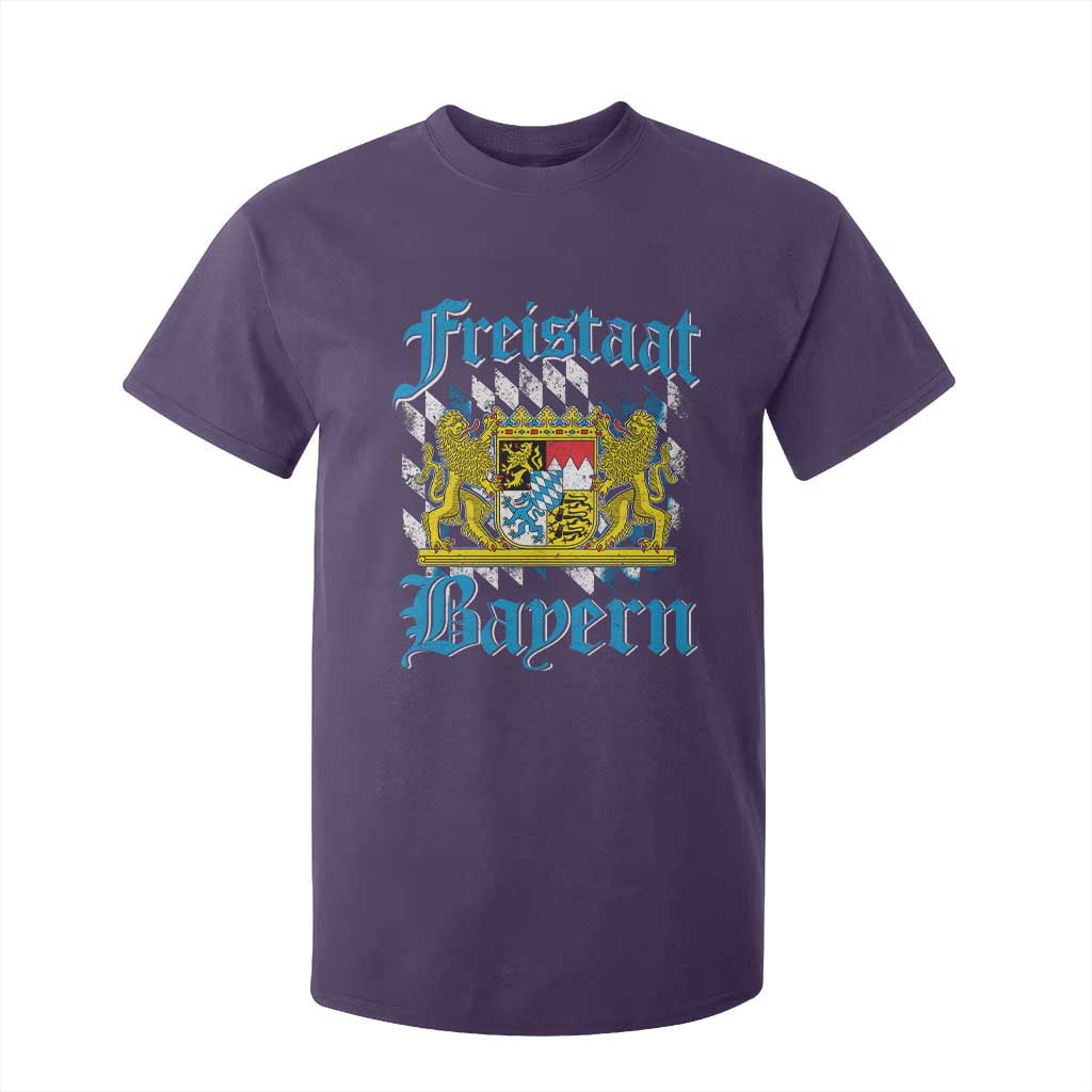 Freustaat Bayern T Shirt For Kid Bavaria German Munich Oktoberfest TS11 Purple Print Your Wear