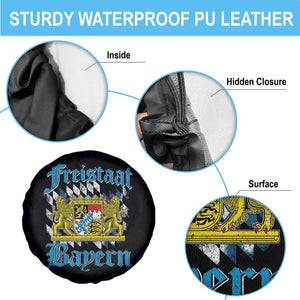 Freustaat Bayern Spare Tire Cover Bavaria German Munich Oktoberfest TS11 Print Your Wear