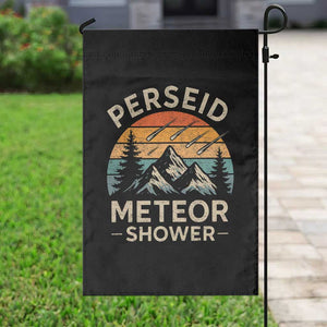 Perseid Meteor Shower Garden Flag Shooting Stars Astronomy Vintage Mountain TS11 Print Your Wear