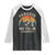 Perseid Meteor Shower Raglan Shirt Shooting Stars Astronomy Vintage Mountain - Print Your Wear