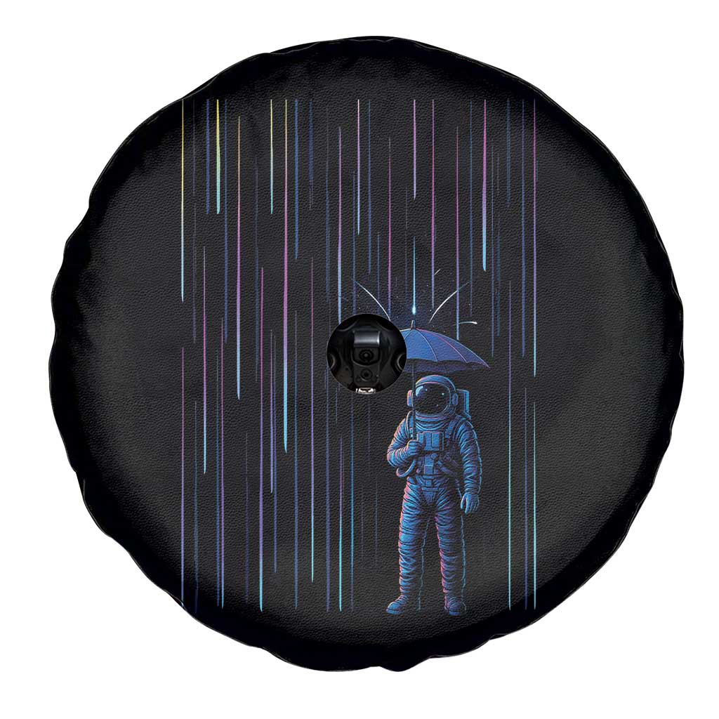 Perseid Meteor Shower Raining Astronaut With Umbrella Spare Tire Cover TS11 Print Your Wear