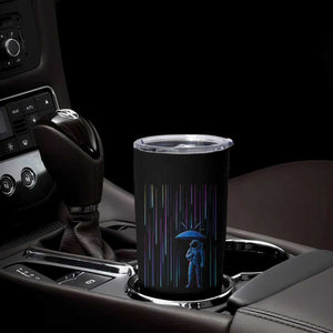 Perseid Meteor Shower Raining Astronaut With Umbrella Tumbler Cup TS11 Print Your Wear
