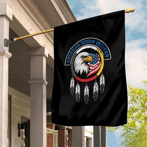 American Indian Veteran Garden Flag Native American Veteran Eagle Dreamcatcher TS11 Print Your Wear