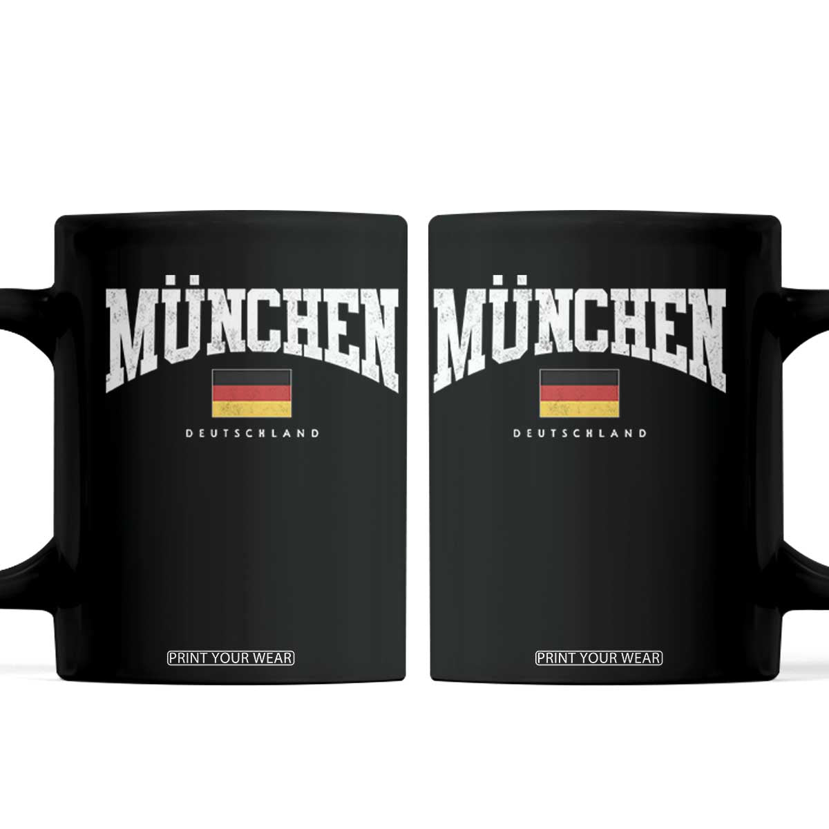 Munchen Deutschland Germany Coffee Mug Vintage Athletic Sports Design