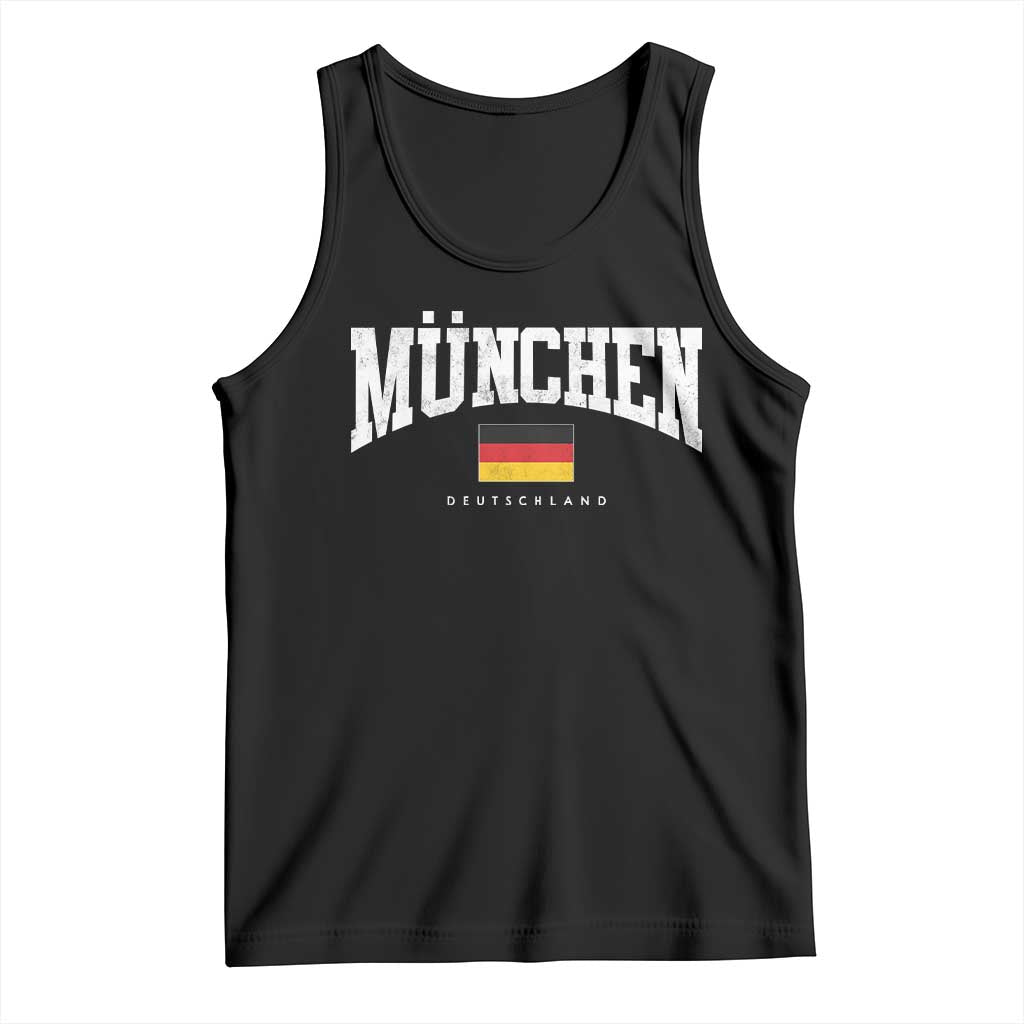 Munchen Deutschland Germany Tank Top Vintage Athletic Sports Design