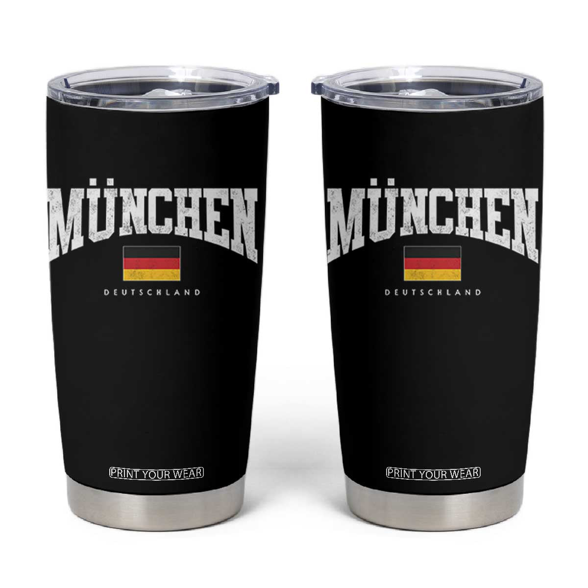 Munchen Deutschland Germany Tumbler Cup Vintage Athletic Sports Design