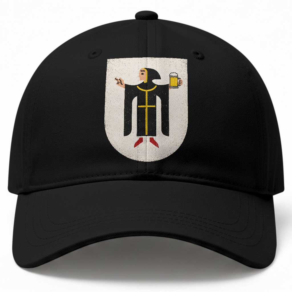Funny Munich Oktoberfest Munchen Coat of Arms Baseball Cap Münchner Kindl Beer Drinking