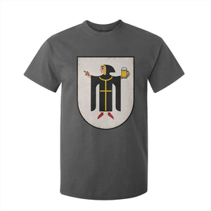 Funny Munich Oktoberfest Munchen Coat of Arms T Shirt For Kid Münchner Kindl Beer Drinking