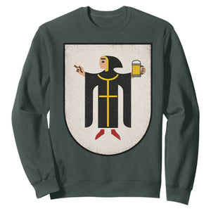 Funny Munich Oktoberfest Munchen Coat of Arms Sweatshirt Münchner Kindl Beer Drinking