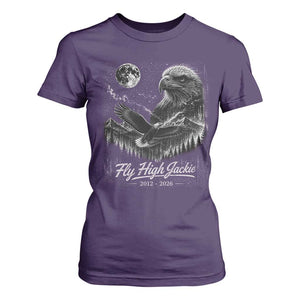 Fly High Jackie Eagle T Shirt For Women Memorial Tribute Nature Supports California Wildlife TS11 Purple Print Your Wear