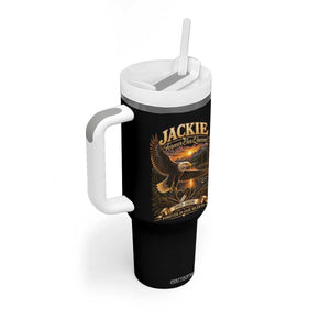 Jackie The Eagle Big Bear Lake California Tumbler With Handle Forever Our Queen And In Our Hearts Wildlife Supports TS11 Print Your Wear