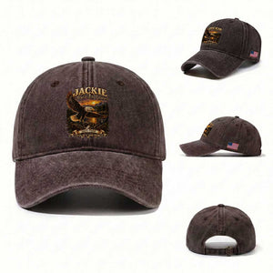 Jackie The Eagle Big Bear Lake California Washed Cotton Baseball Cap Forever Our Queen And In Our Hearts Wildlife Supports TS11 Washed Cap Universal Fit Dark Brown Print Your Wear