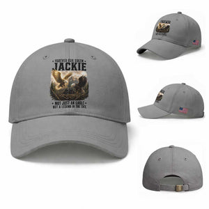 Jackie Bald Eagle Baseball Cap Forever Our Queen Not Just An Eagle But A Legend In The Sky TS11 Baseball Cap Universal Fit Sport Gray Print Your Wear