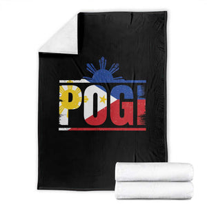 Pogi Filipino Slang Filipino Flag Pinoy Sun And Star Throw Blanket - Print Your Wear