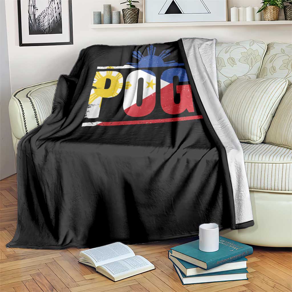 Pogi Filipino Slang Filipino Flag Pinoy Sun And Star Throw Blanket TS11 Print Your Wear
