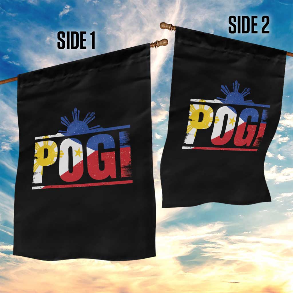 Pogi Filipino Slang Filipino Flag Pinoy Sun And Star Garden Flag TS11 Print Your Wear