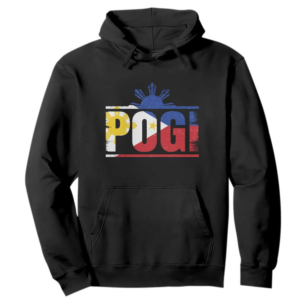 Pogi Filipino Slang Filipino Flag Pinoy Sun And Star Hoodie TS11 Black Print Your Wear