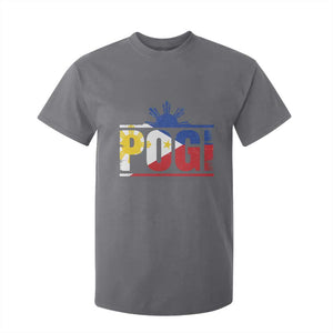Pogi Filipino Slang Filipino Flag Pinoy Sun And Star T Shirt For Kid TS11 Charcoal Print Your Wear