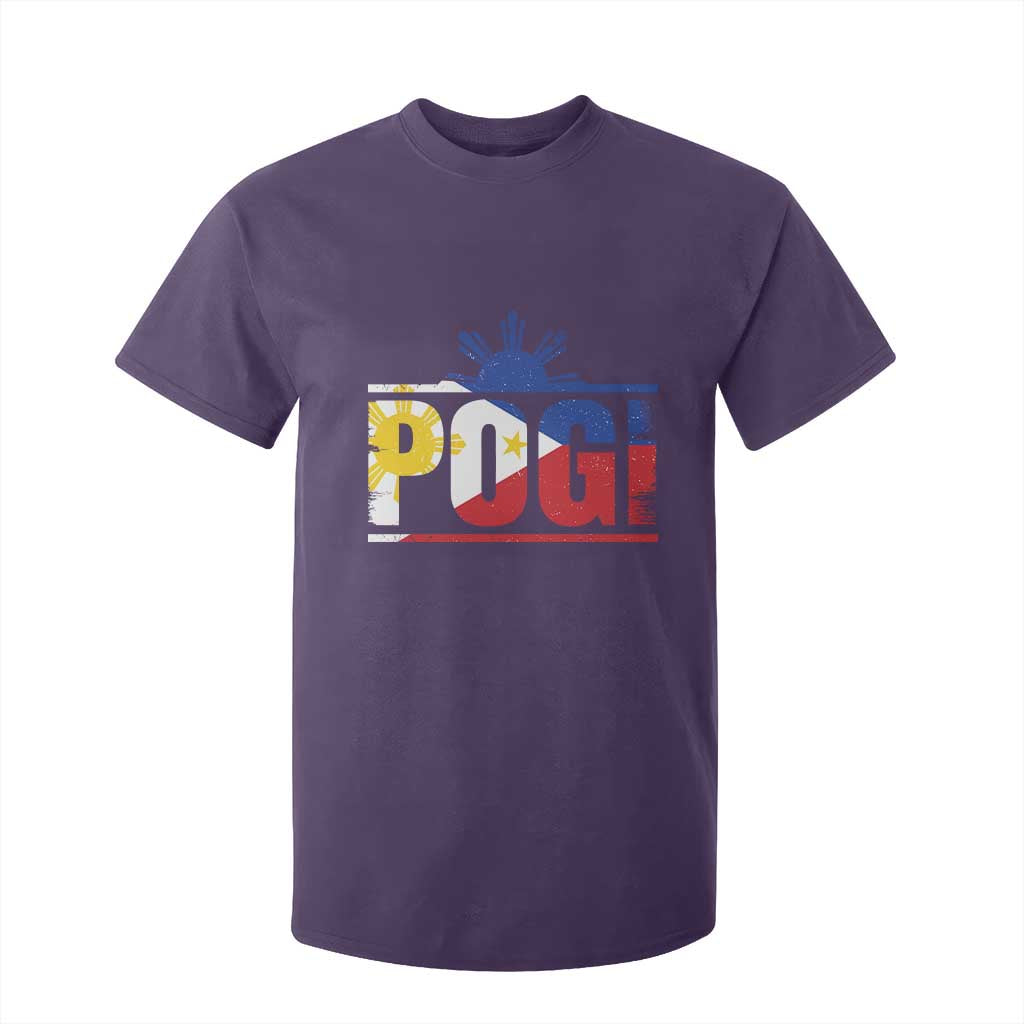 Pogi Filipino Slang Filipino Flag Pinoy Sun And Star T Shirt For Kid TS11 Purple Print Your Wear
