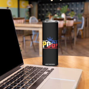 Pogi Filipino Slang Filipino Flag Pinoy Sun And Star Skinny Tumbler TS11 Print Your Wear