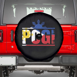 Pogi Filipino Slang Filipino Flag Pinoy Sun And Star Spare Tire Cover TS11 Black Print Your Wear