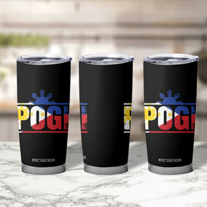 Pogi Filipino Slang Filipino Flag Pinoy Sun And Star Tumbler Cup TS11 Print Your Wear