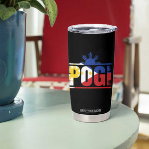 Pogi Filipino Slang Filipino Flag Pinoy Sun And Star Tumbler Cup TS11 Print Your Wear