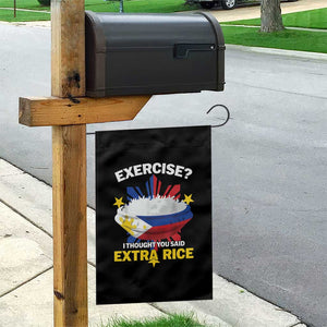 Funny Philippines Garden Flag Exercise I Thought You Said Extra Rice TS11 Print Your Wear