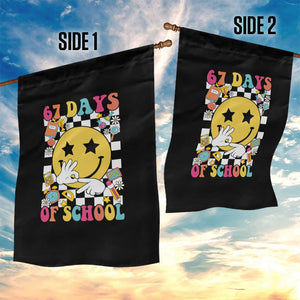 67 Days Of School Garden Flag Six Seven Meme Student Teacher TS11 Print Your Wear