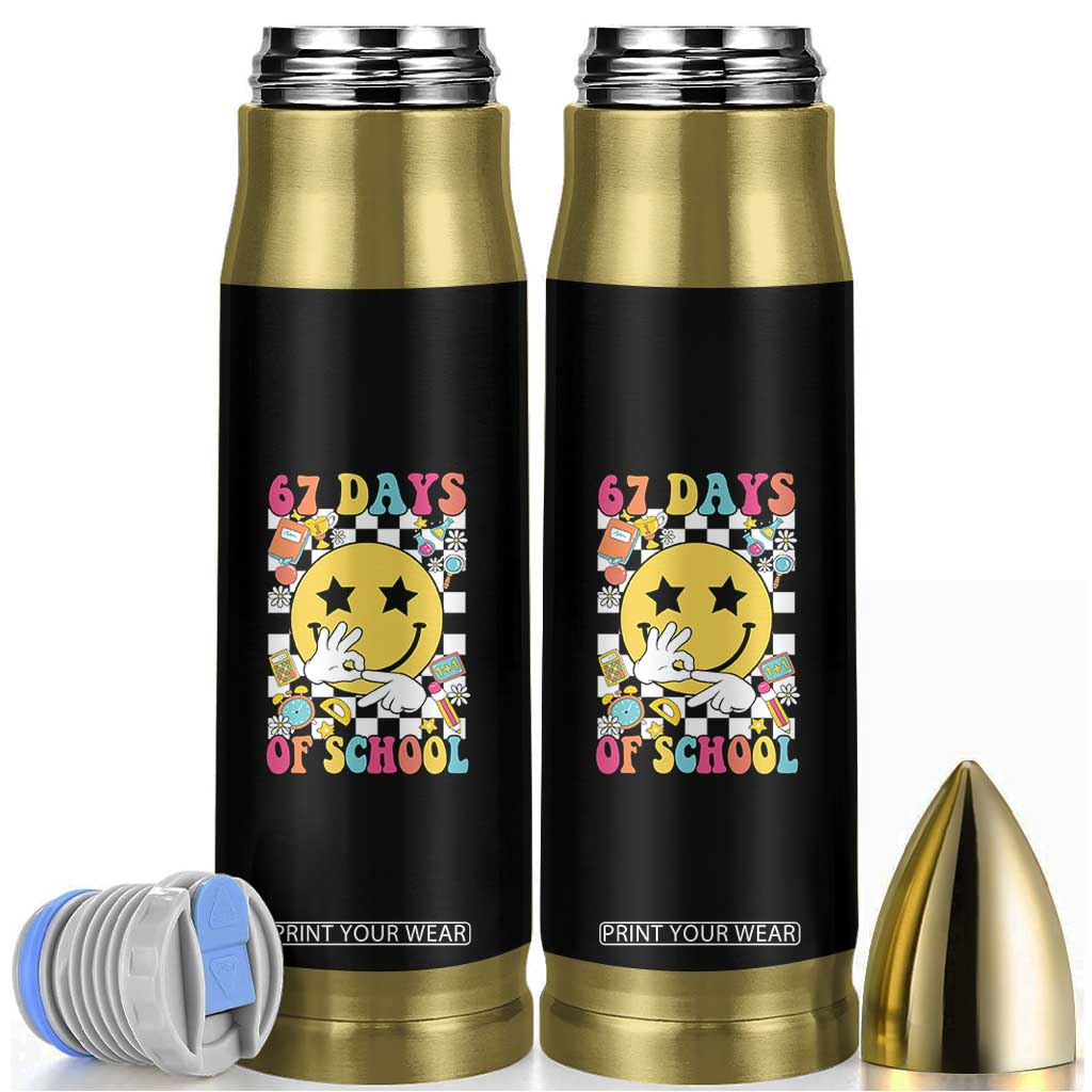 67 Days Of School Bullet Tumbler Six Seven Meme Student Teacher TS11 Black Print Your Wear