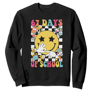 67 Days Of School Sweatshirt Six Seven Meme Student Teacher TS11 Black Print Your Wear