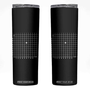 Funny 67 Math Coordinates Skinny Tumbler Teacher Student Six Seven Meme TS11 Black Print Your Wear
