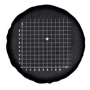 Funny 67 Math Coordinates Spare Tire Cover Teacher Student Six Seven Meme TS11 Print Your Wear